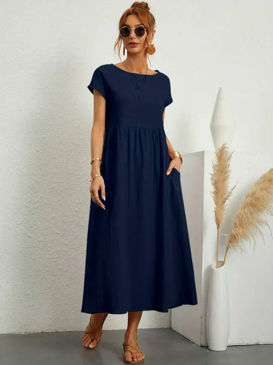 AURE Vestido Midi Fluido 3