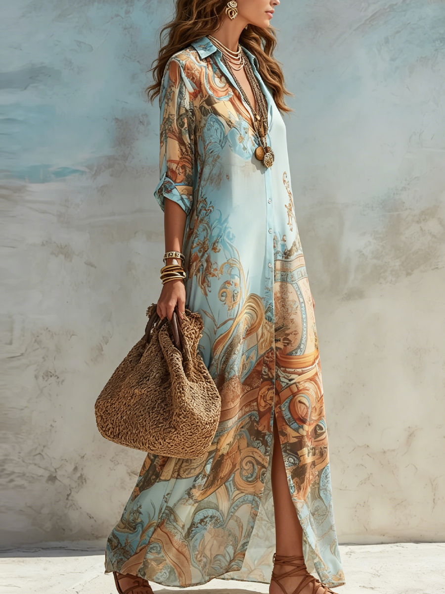 AURE Vestido Vaporoso de Verano 3