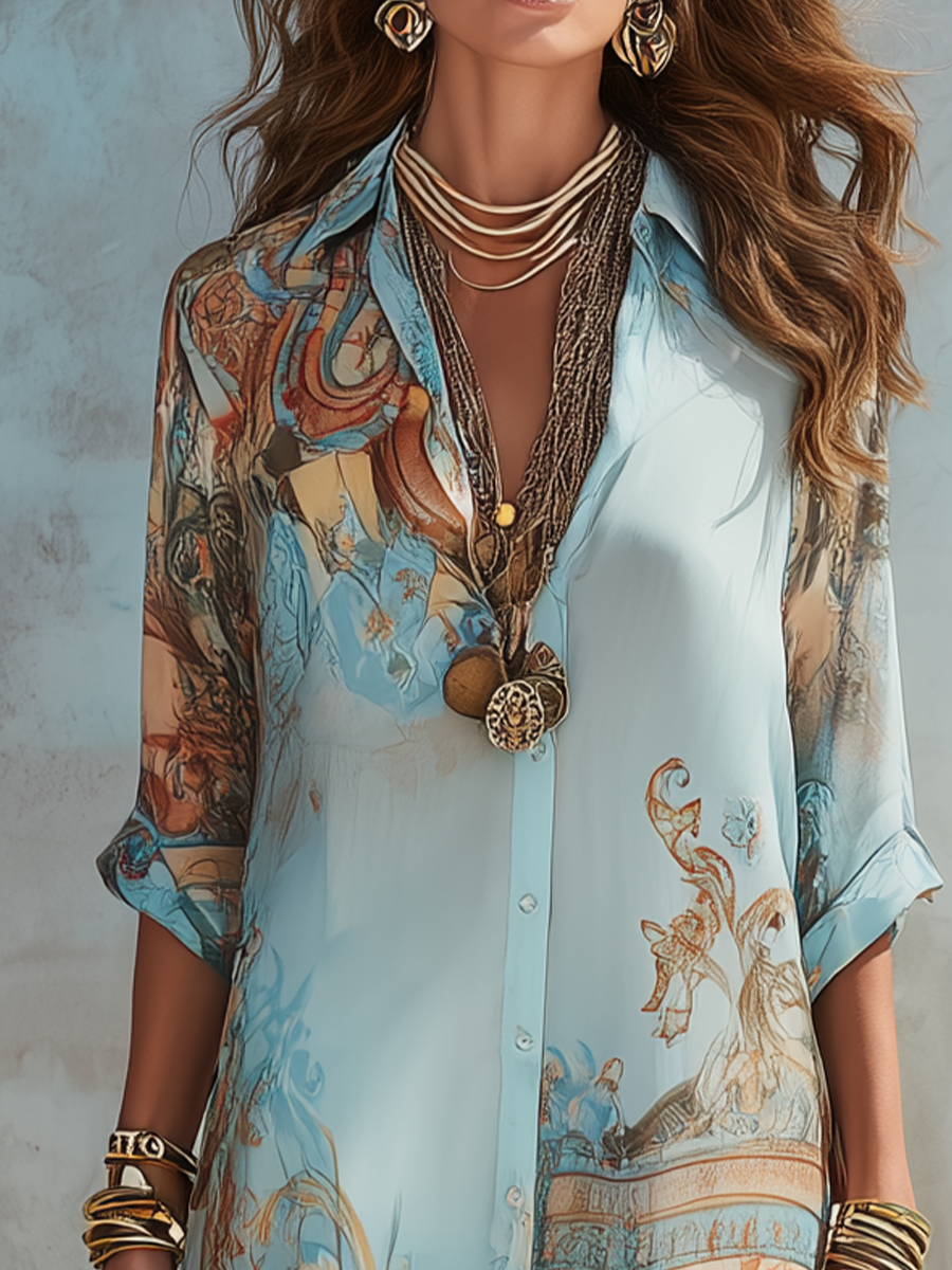 AURE Vestido Vaporoso de Verano 5