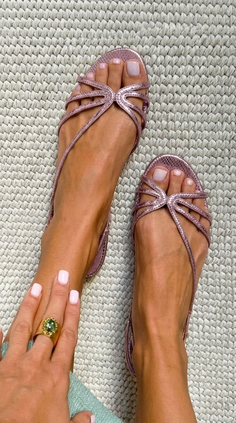 AURE | Sandalias Doradas Camille