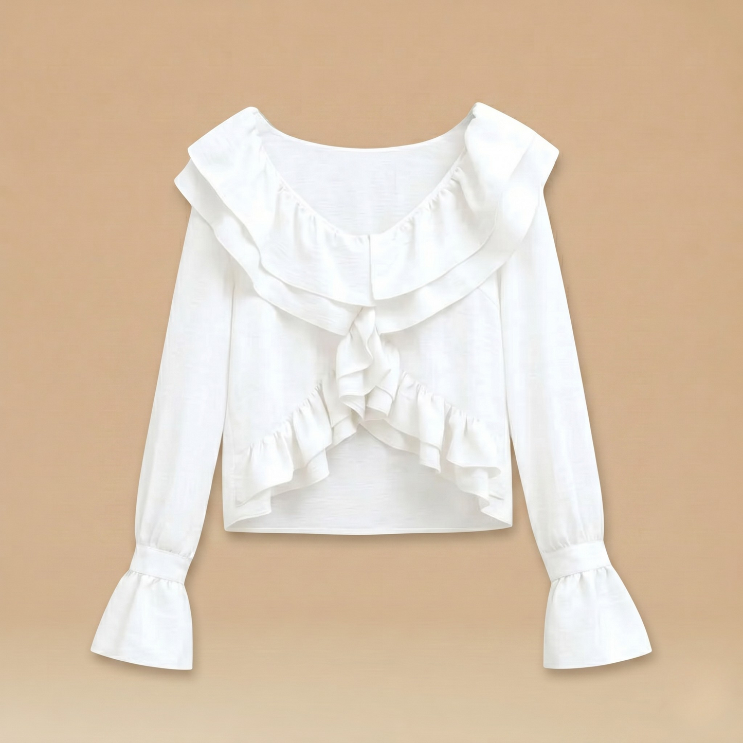 Sienna| Blusa Asimétrica con Volantes