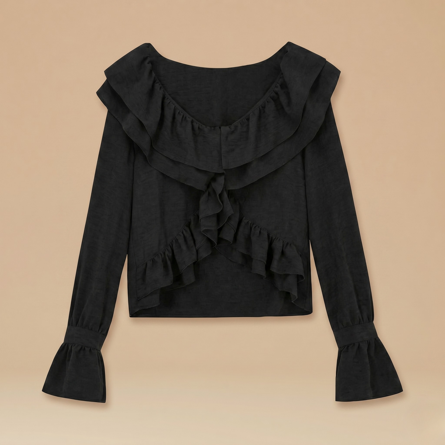 Sienna| Blusa Asimétrica con Volantes