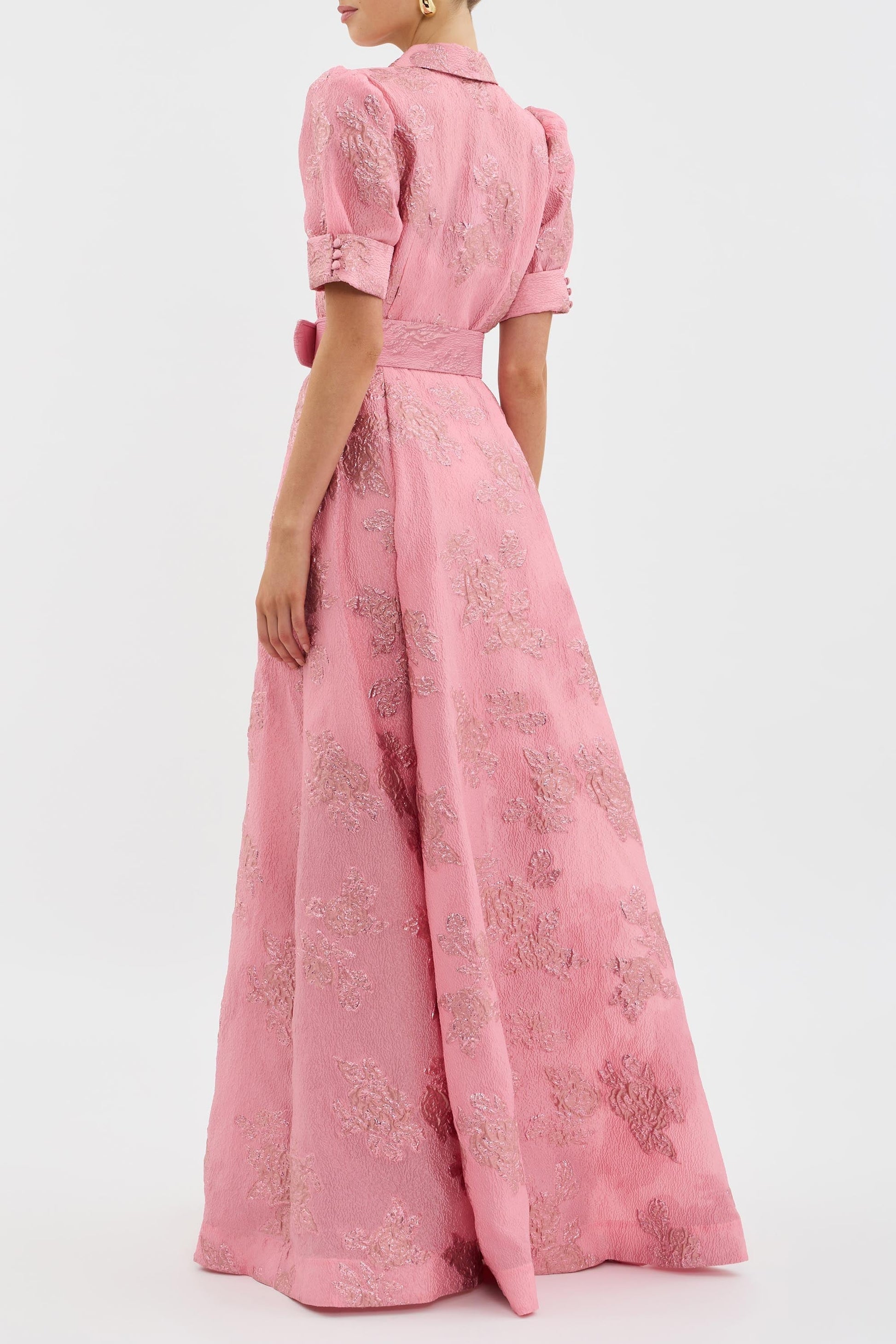 AURE Vestido Corto Mangas Abullonadas 4