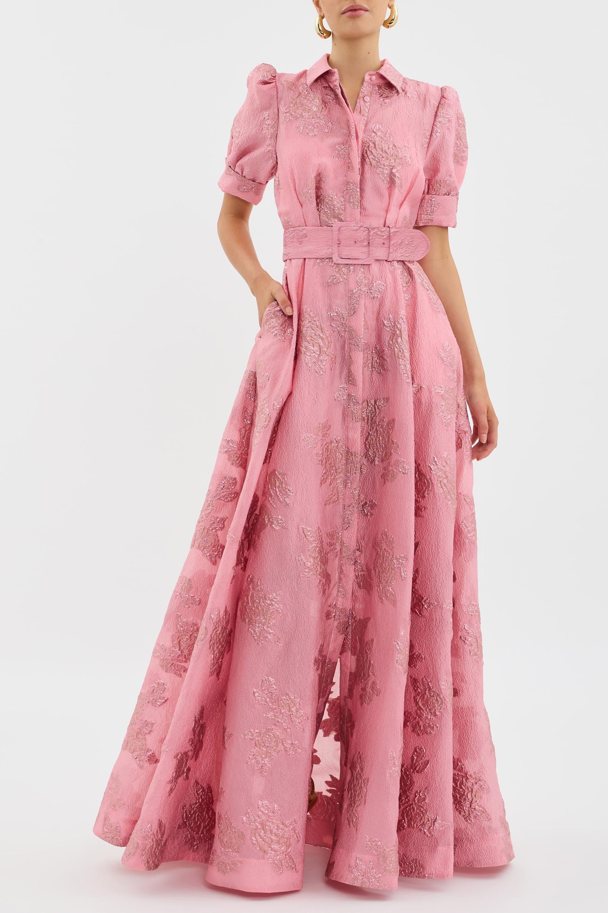 AURE Vestido Corto Mangas Abullonadas 2