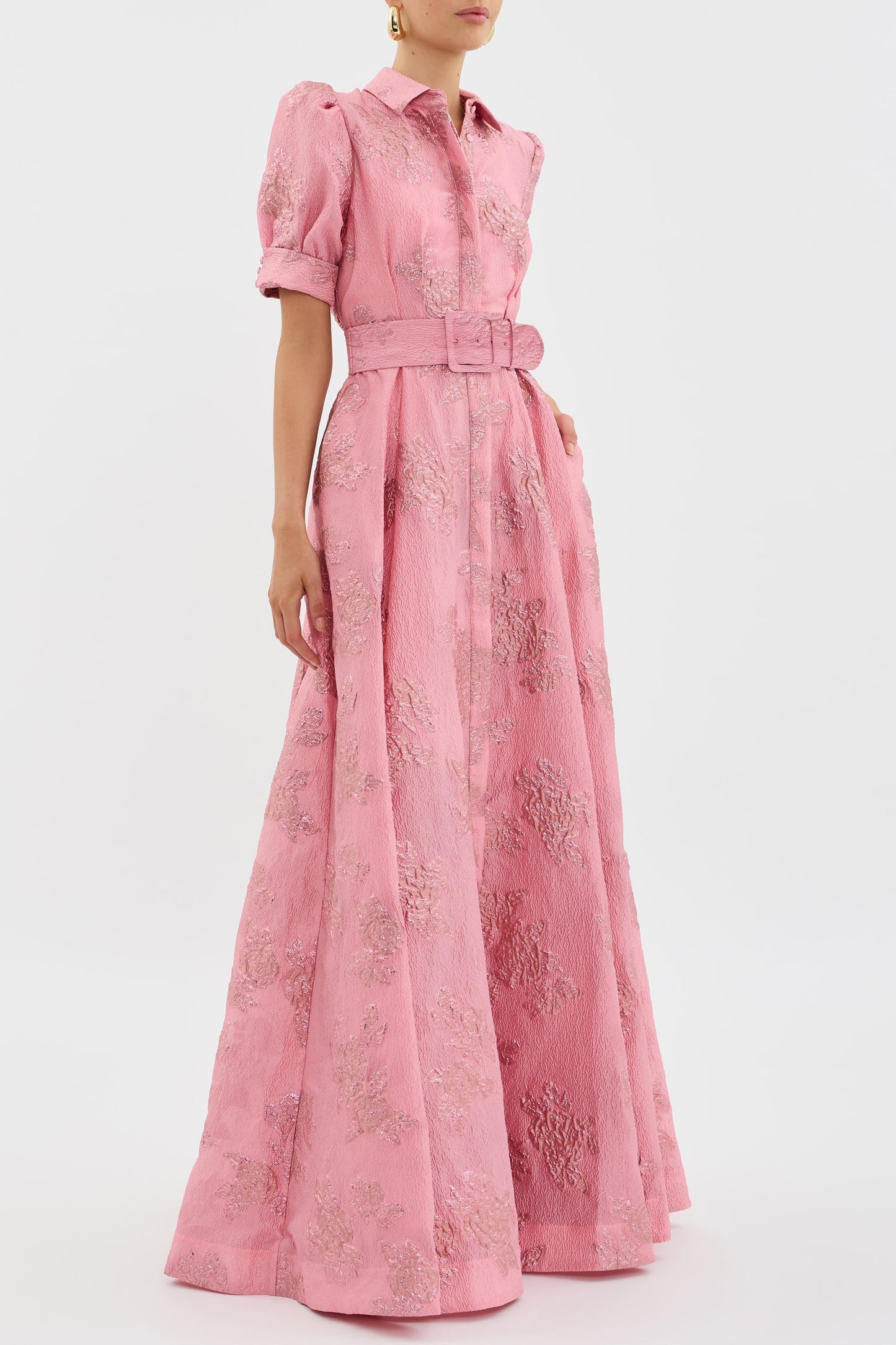 AURE Vestido Corto Mangas Abullonadas 3