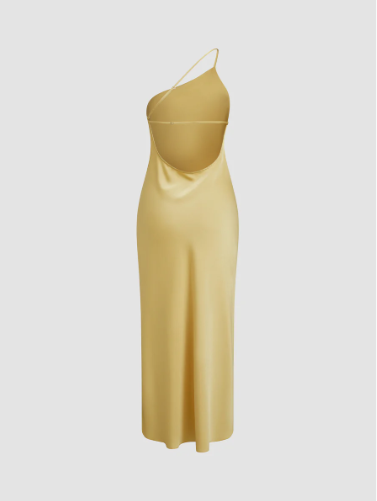 Vestido Largo de Espalda Abierta