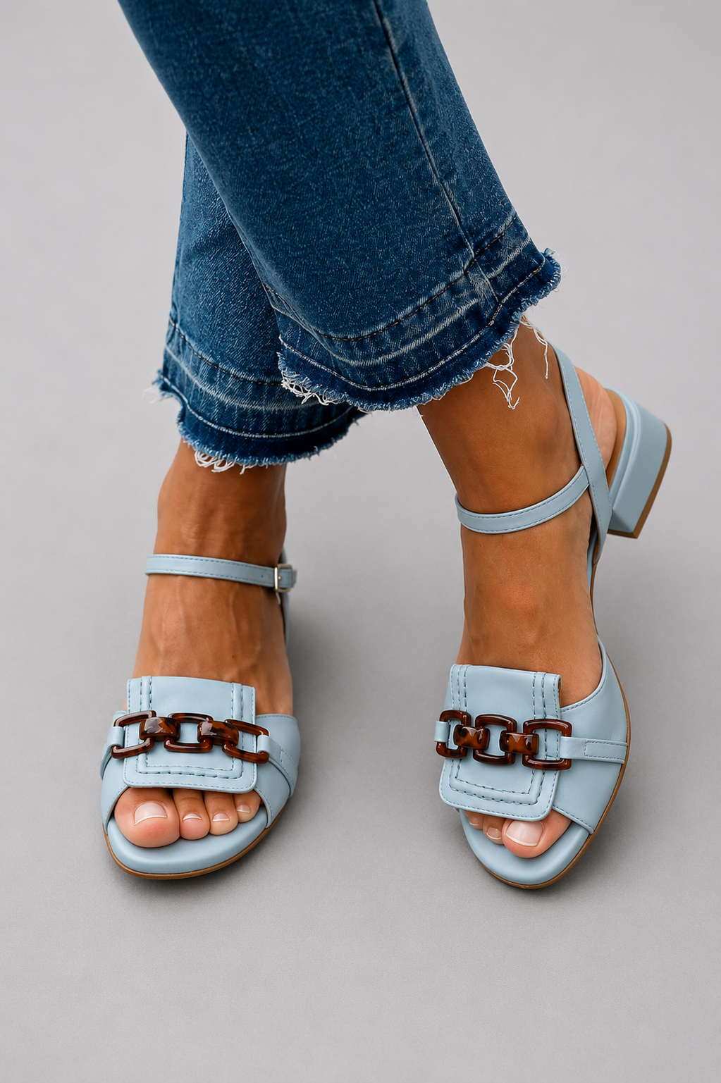 AURE Sandalias Azzurra Elegancia Costera