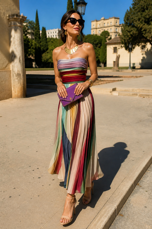 AURE Vestido Largo Elegante 2