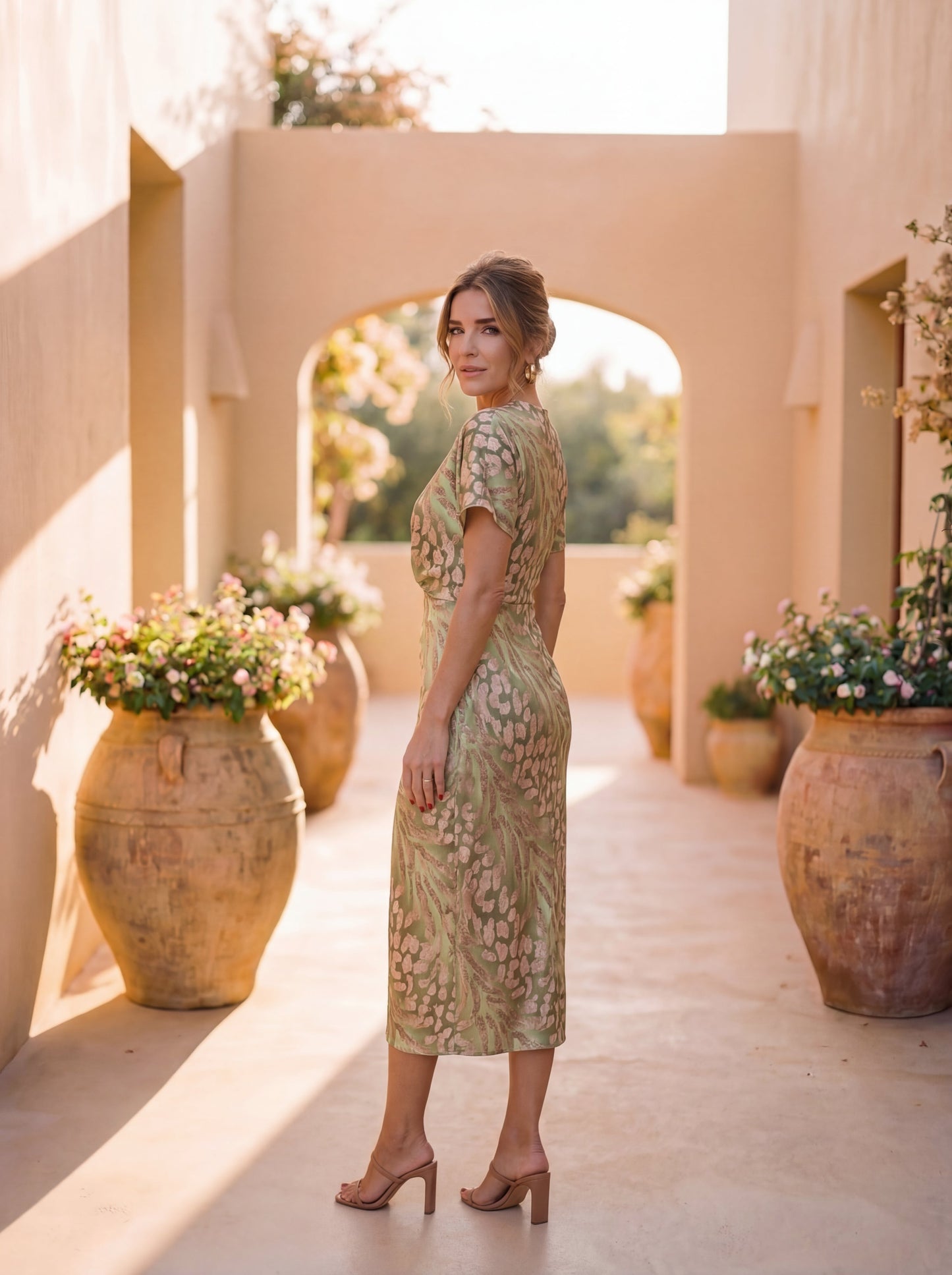 AURE Vestido Elegante Tejido Ligero 5
