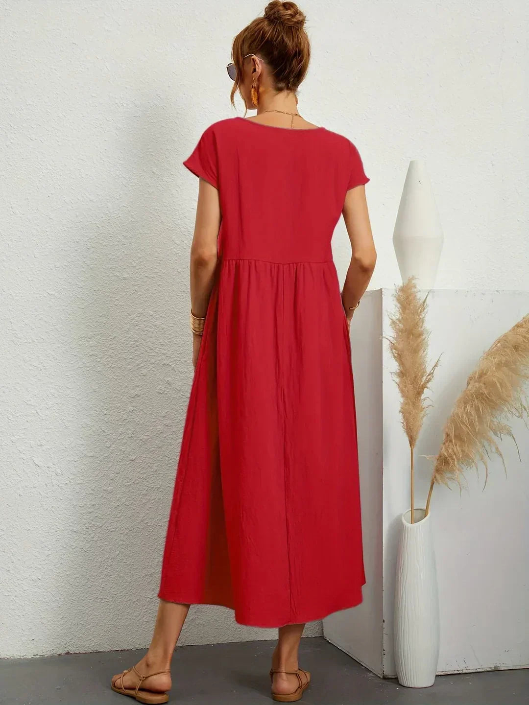 AURE | Vestido Midi Fluido