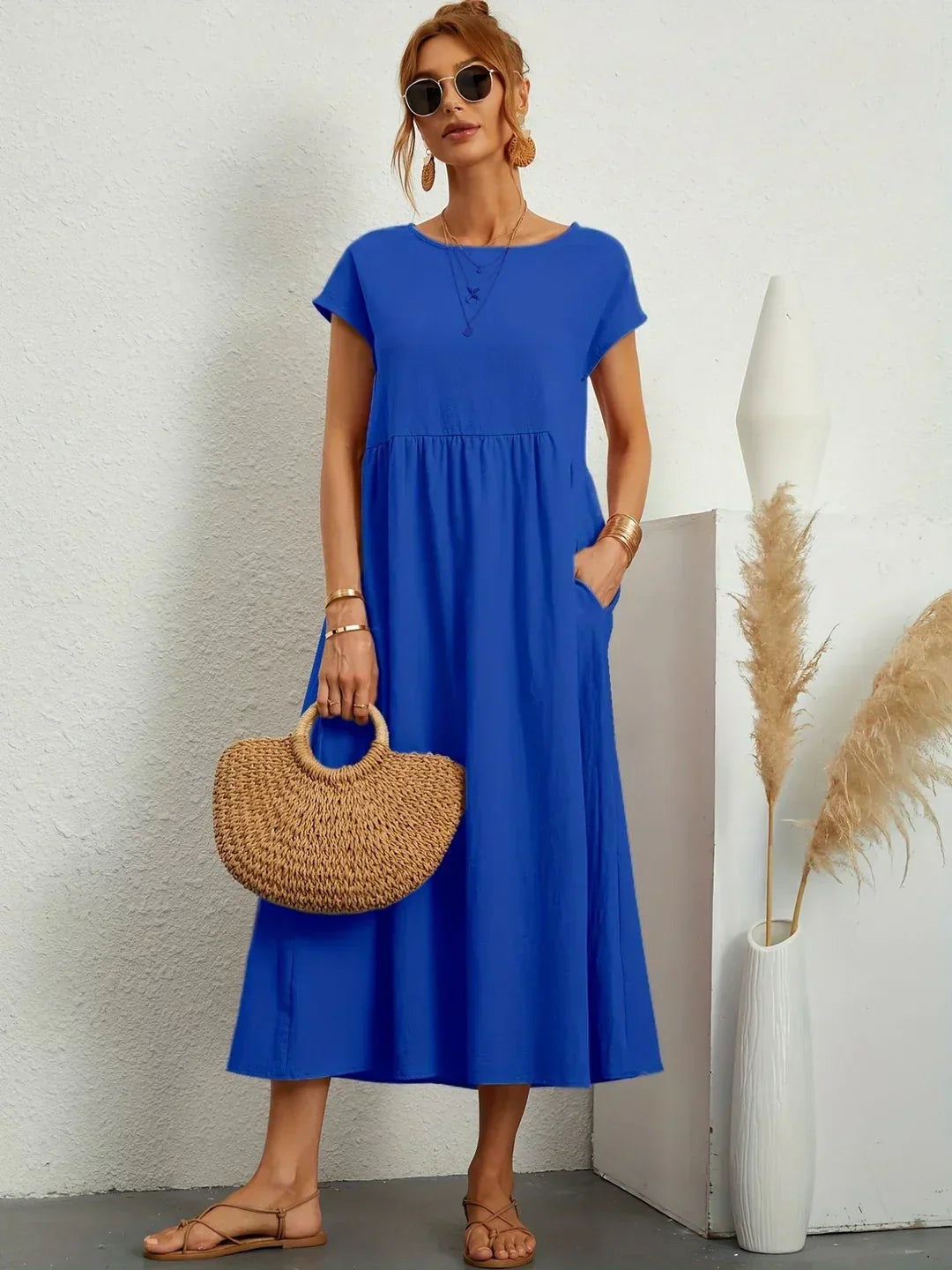 AURE | Vestido Midi Fluido