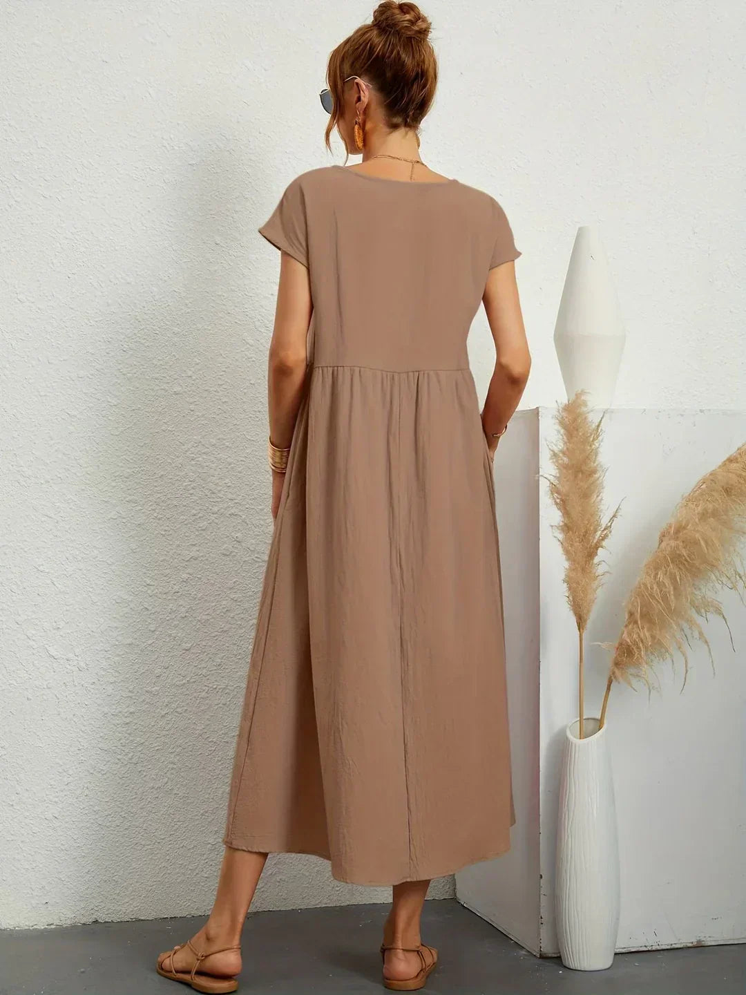 AURE | Vestido Midi Fluido
