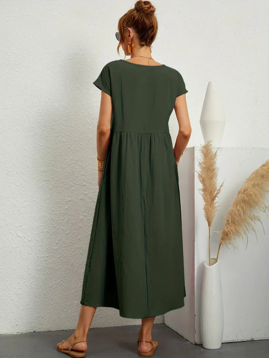 AURE | Vestido Midi Fluido