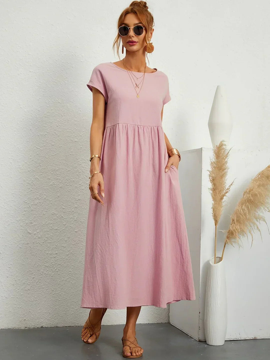 AURE | Vestido Midi Fluido