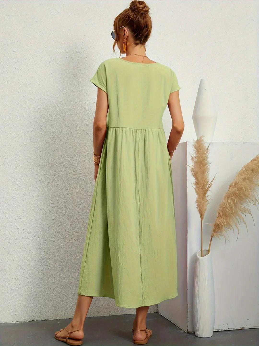AURE | Vestido Midi Fluido