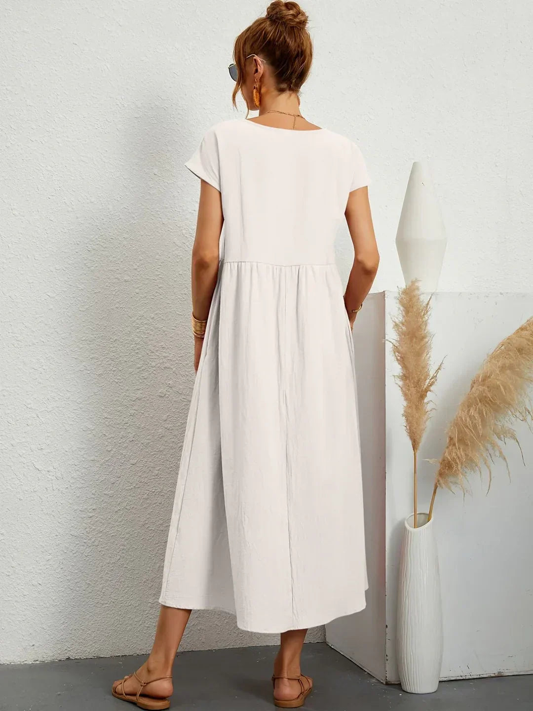 AURE | Vestido Midi Fluido