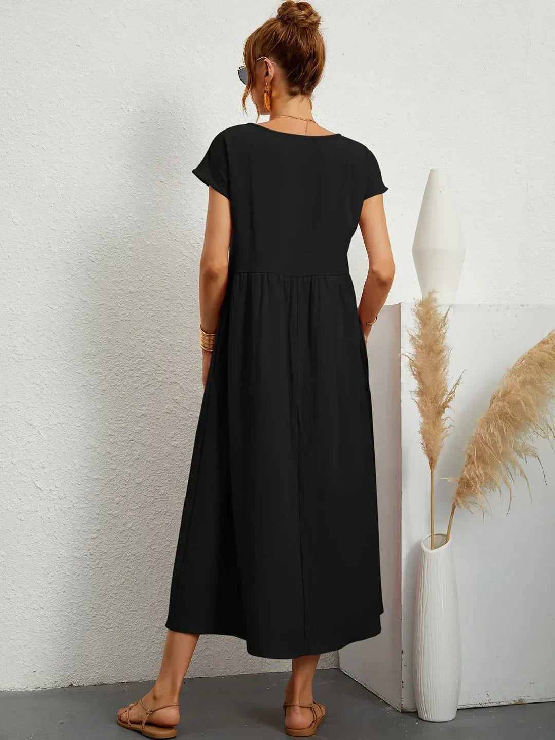AURE | Vestido Midi Fluido