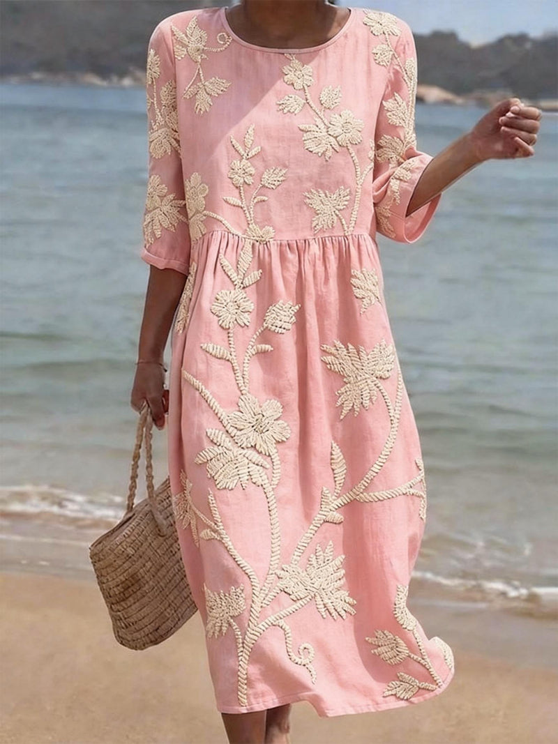 AURE Vestido Vintage Bordado 6