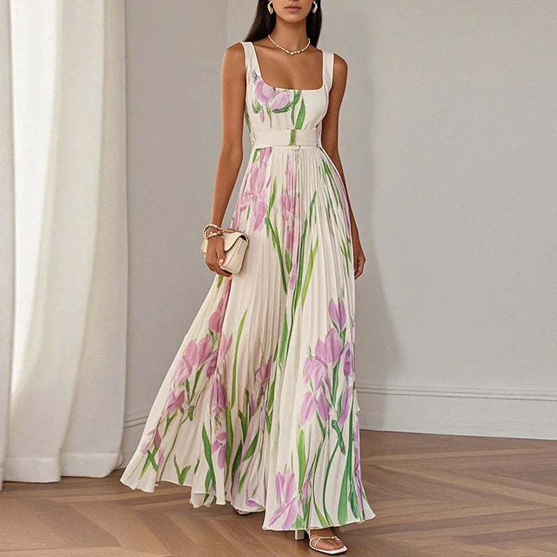 AURE Vestido Maxi Floral 4
