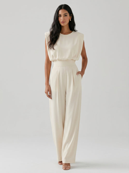 Aria | Mono con cintura elegante