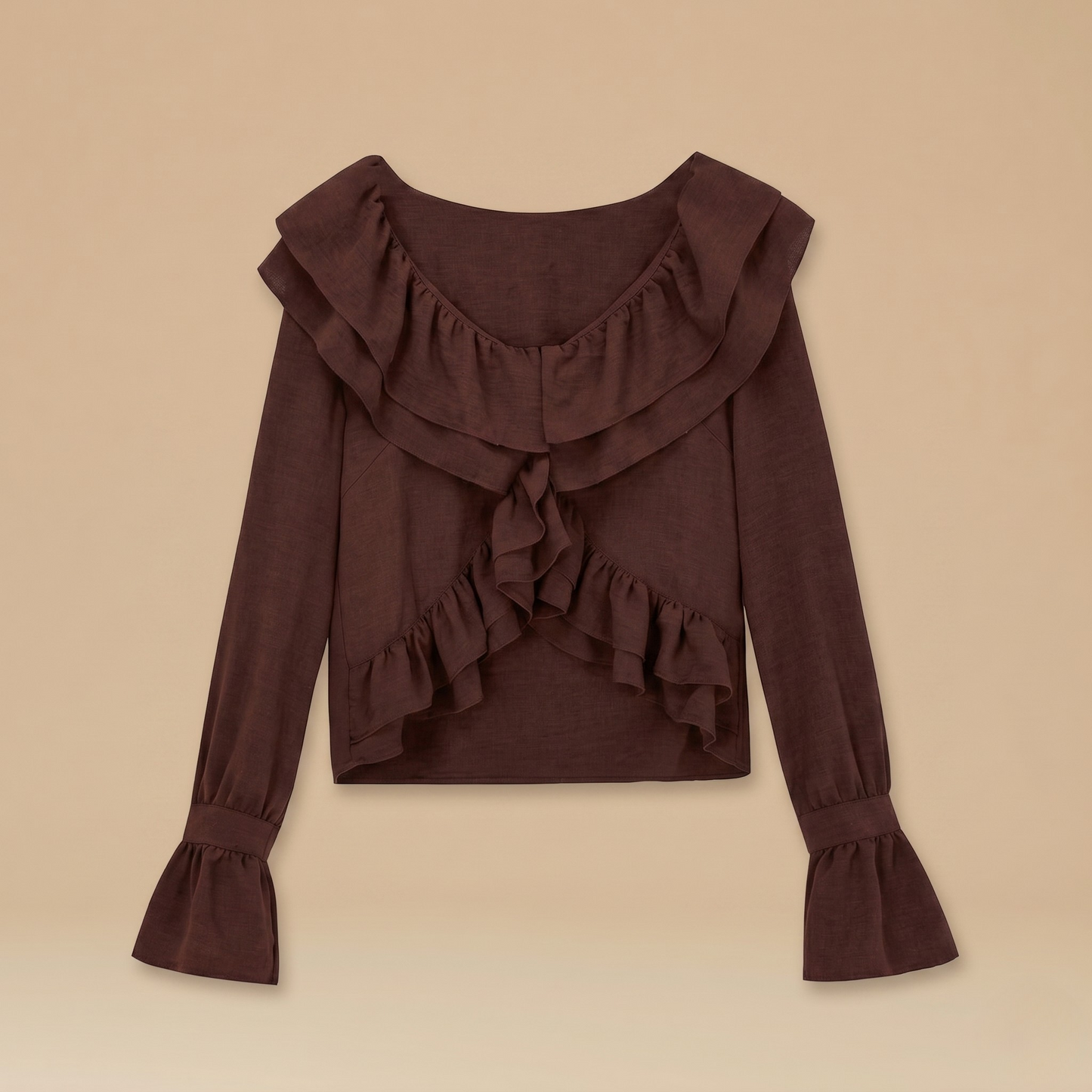 Sienna| Blusa Asimétrica con Volantes