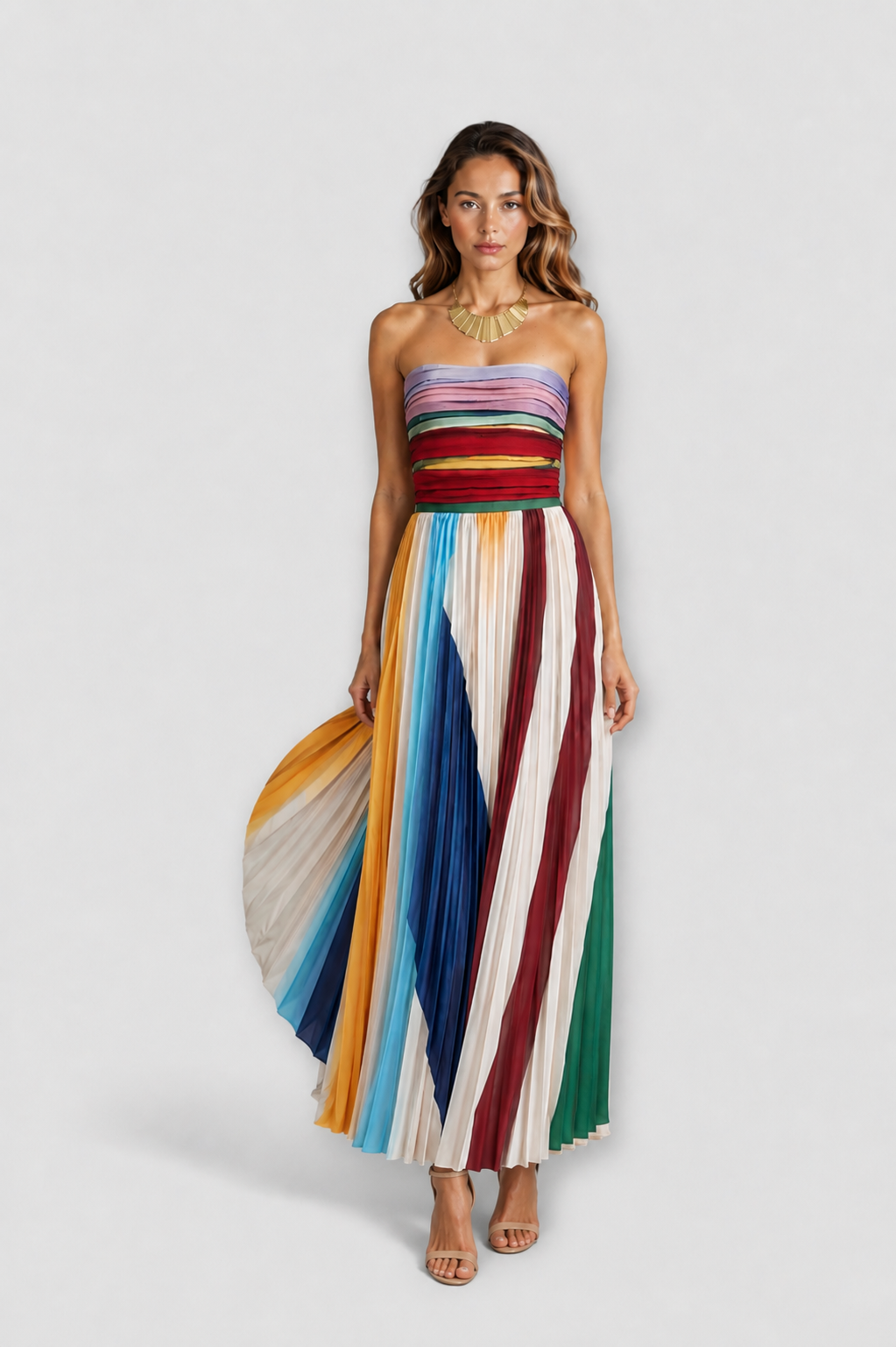 AURE Vestido Largo Elegante 3