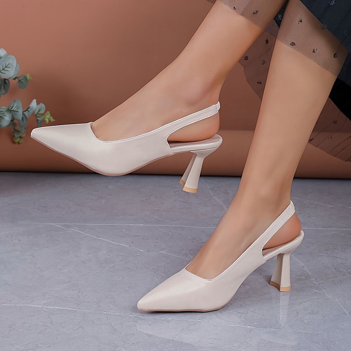 Sophia™ | Tacones Slingback Elegantes