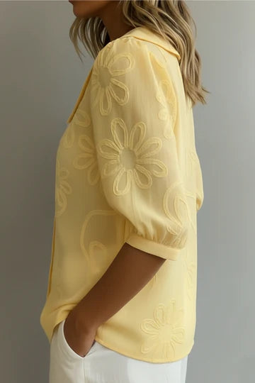 Fiora Blusa Elegante con Bordado Floral 6