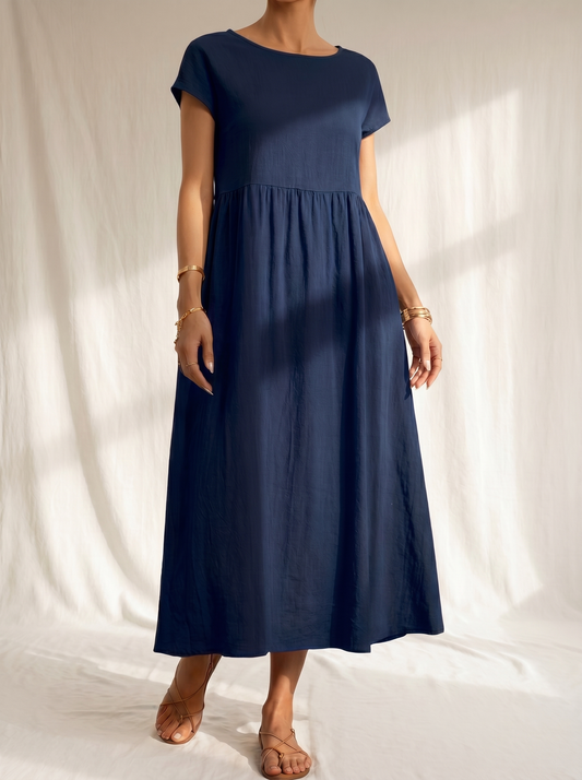 AURE Vestido Midi Fluido 1