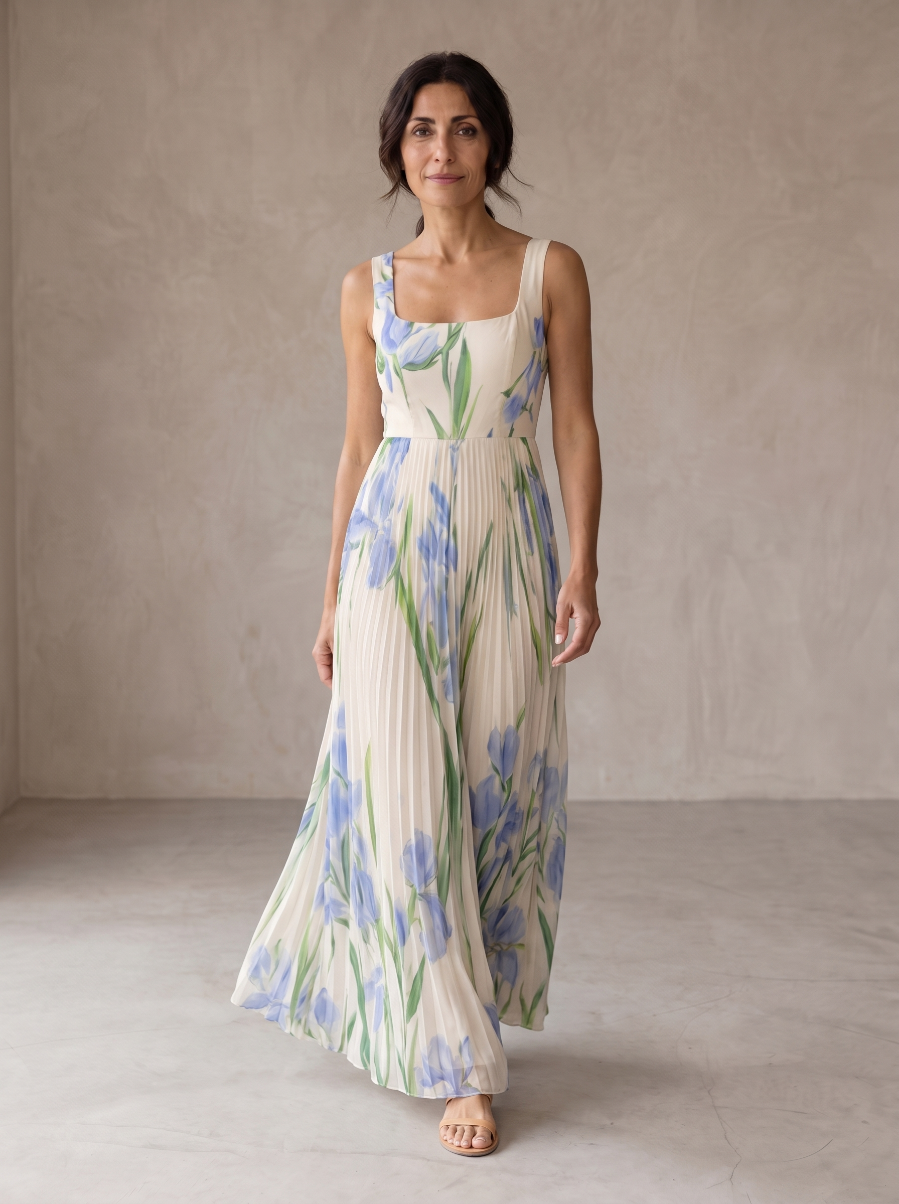 AURE Vestido Maxi Floral 1