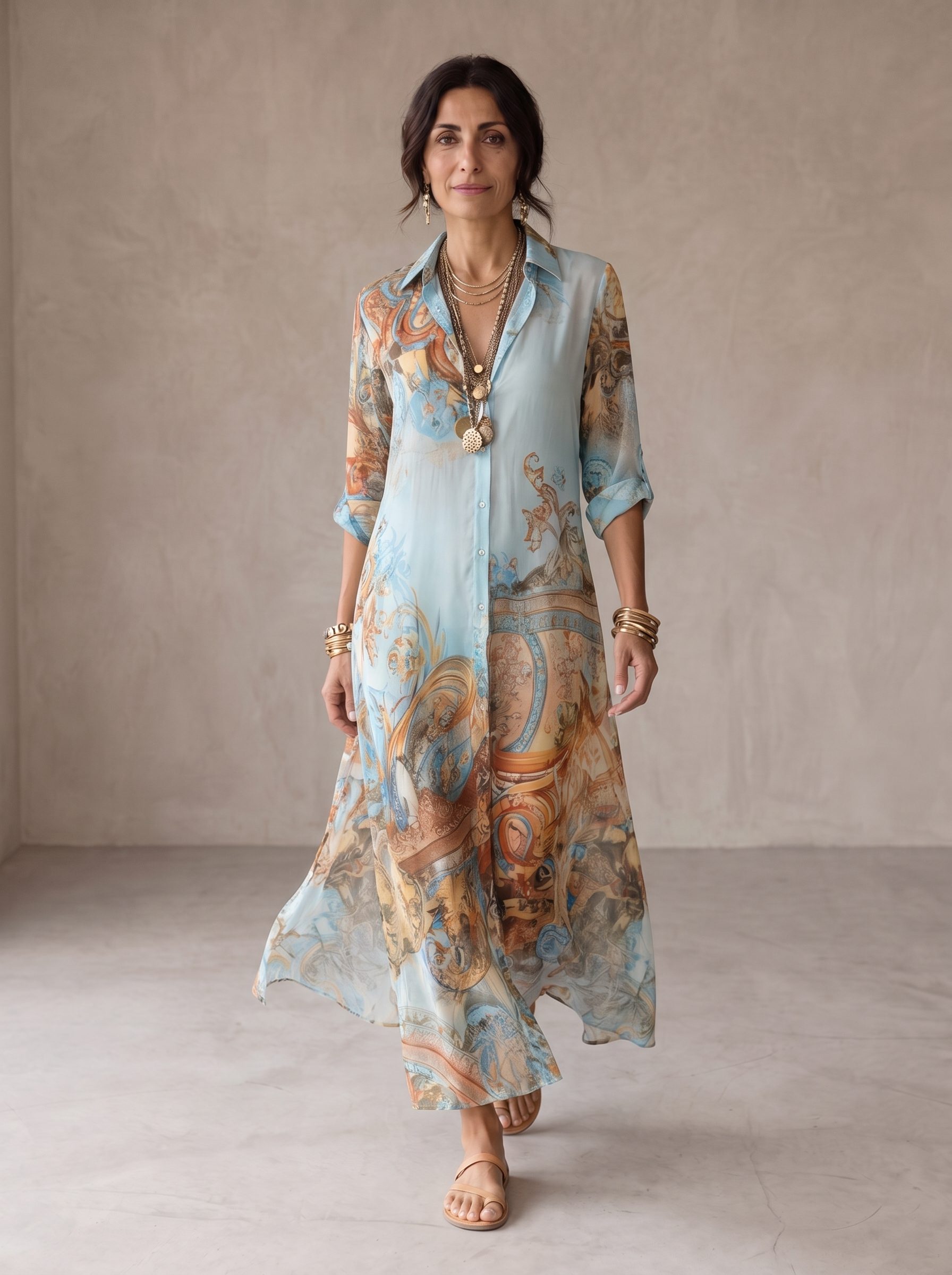 AURE Vestido Vaporoso de Verano 1