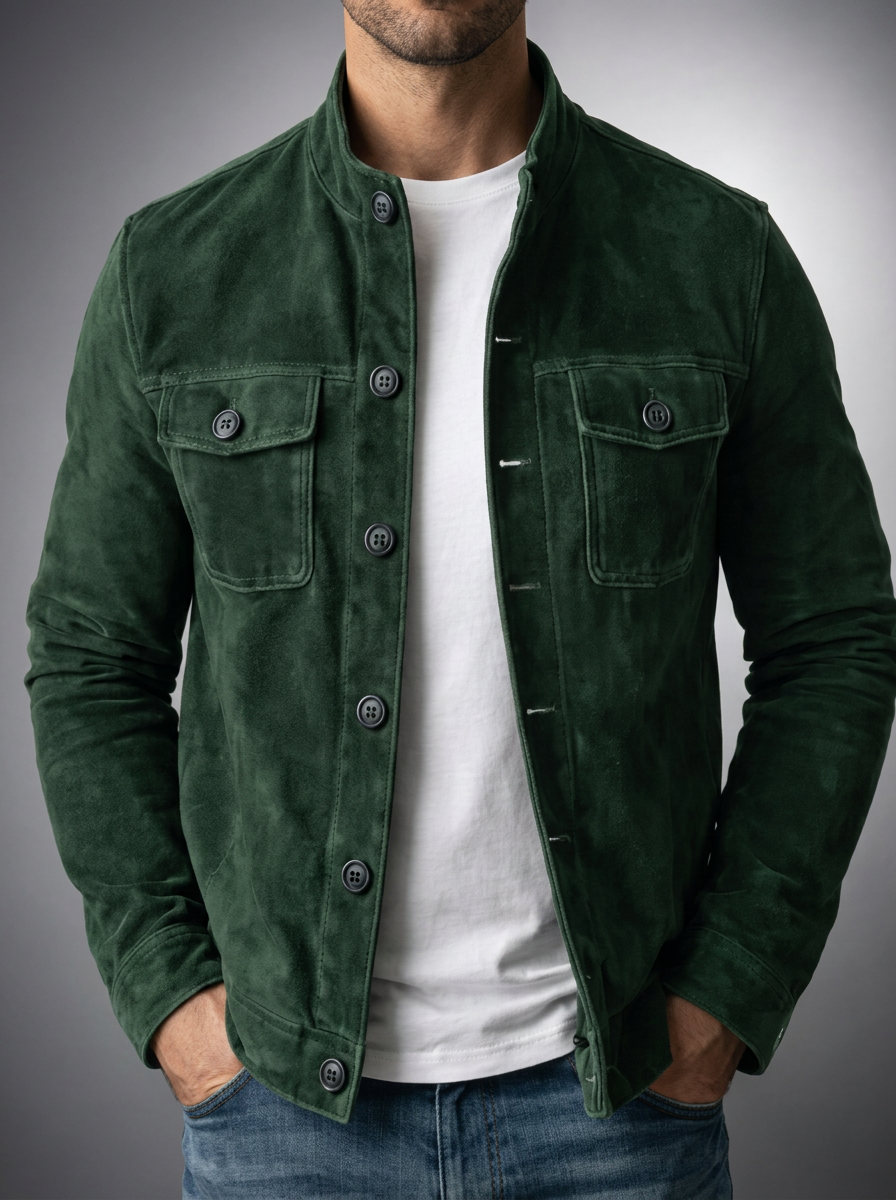 Javier Chaqueta de Ante - Verde