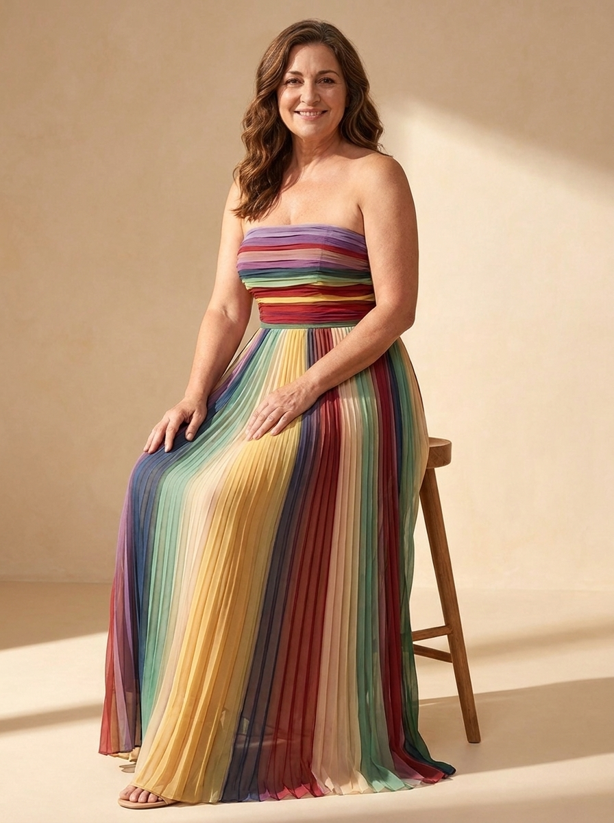 AURE Vestido Largo Elegante 3