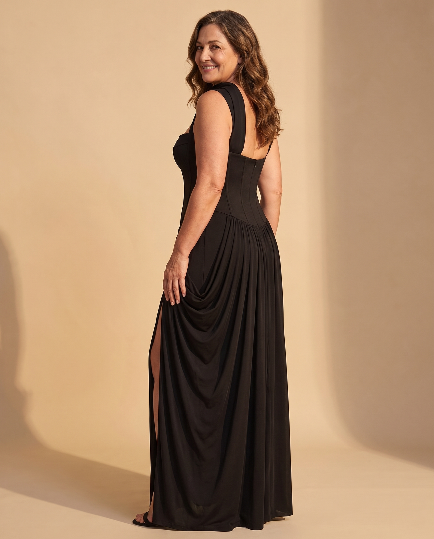 Carlota | Vestido Maxi de Evento - Negro 2