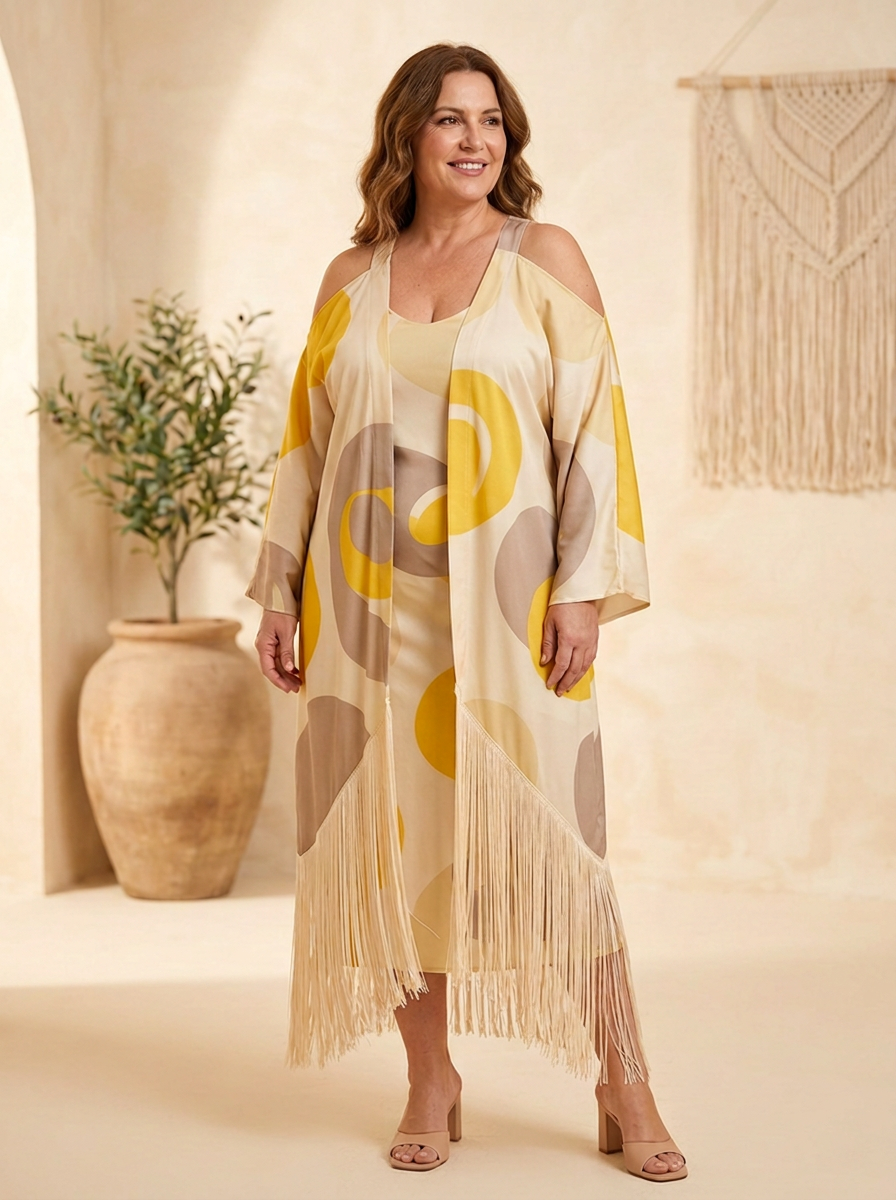 Daniela Conjunto flecos Amarillo blanco avatar