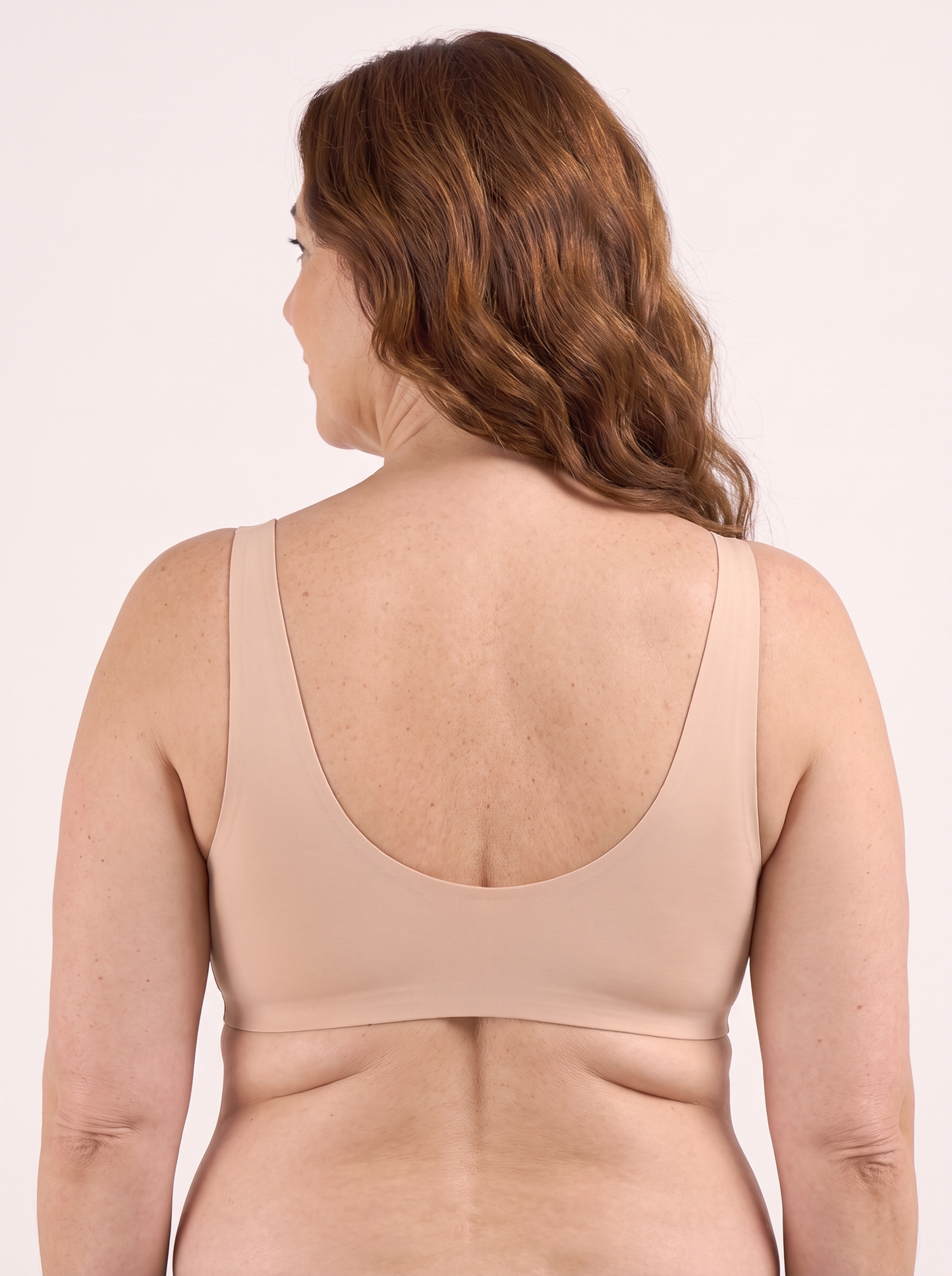 Sujetador push-up escote V piel - espalda