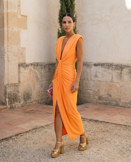 AURE | Vestido Drapé Ardiente