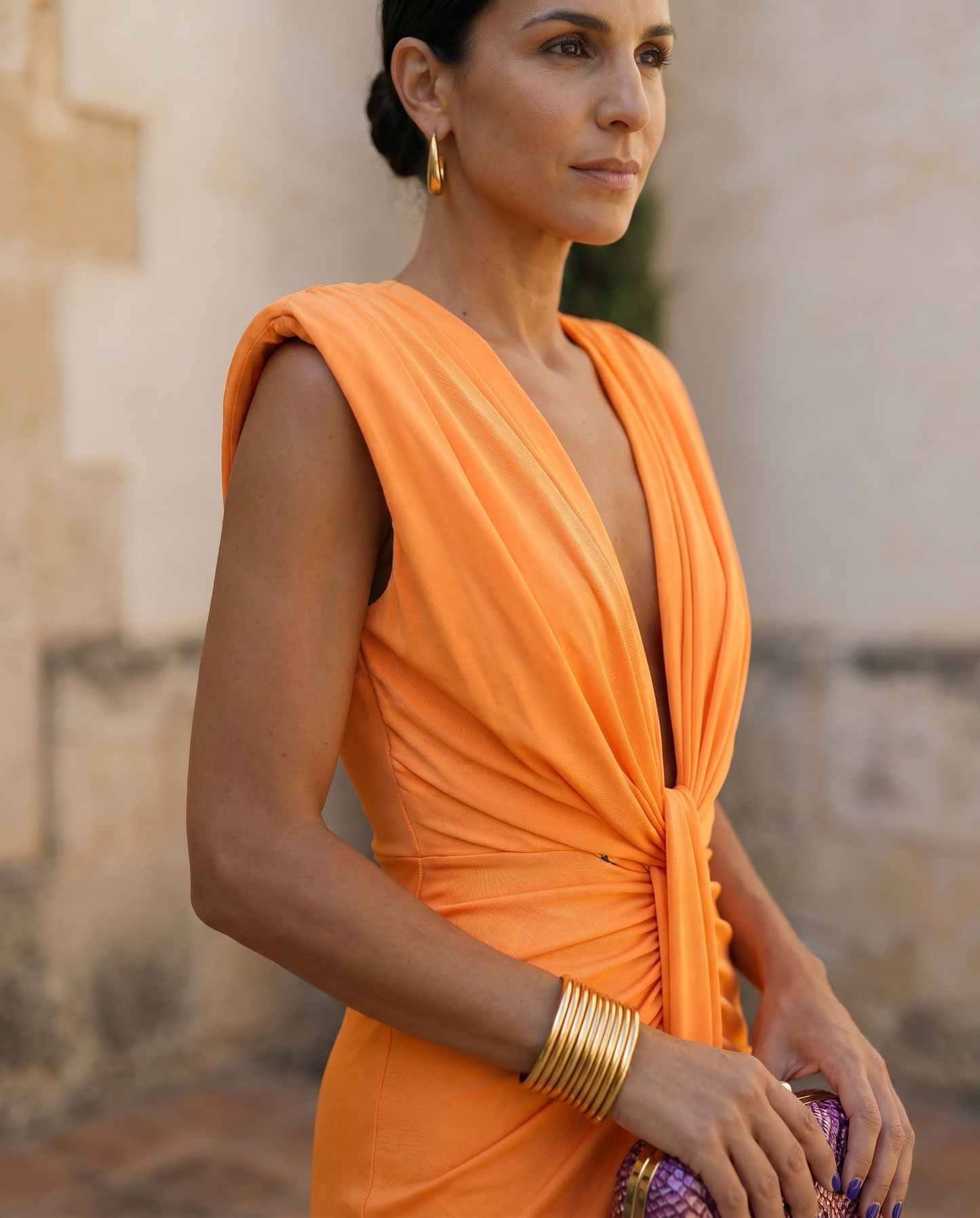 AURE | Vestido Drapé Ardiente