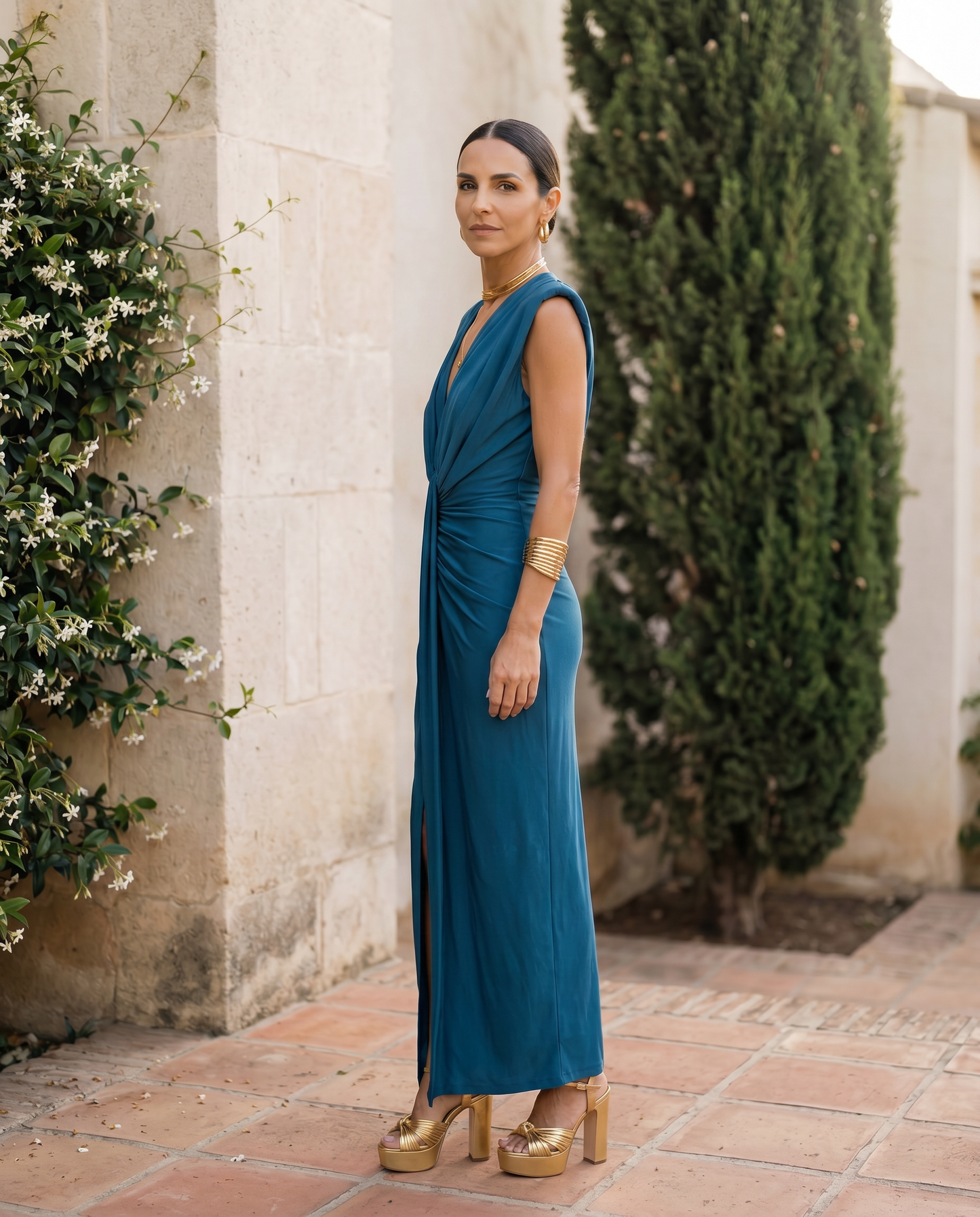 AURE | Vestido Drapé Ardiente